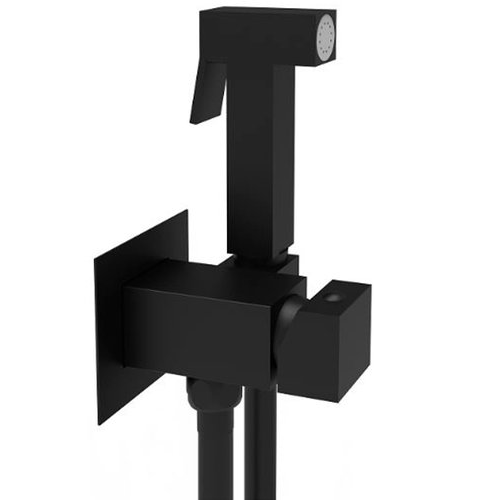 Смеситель для биде Paffoni Tweet Square Mix черный матовый