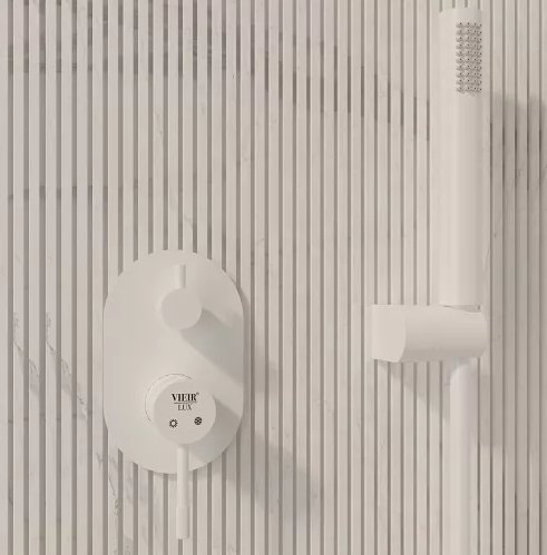 Душевая система Vieir белый матовый