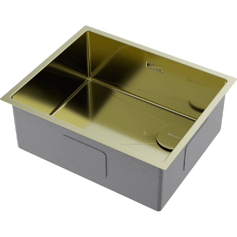 Кухонная мойка из нержавейки Omoikiri Taki 54-U/IF-LG Side светлое золото