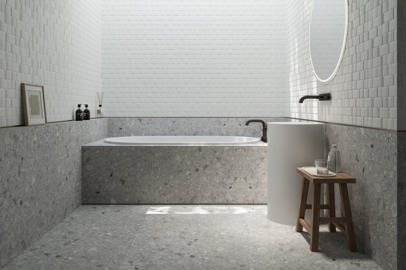 Ванна каменная Holbi Lyra  159.5x86 SR из каменной массы Solid Surface, встраиваемая