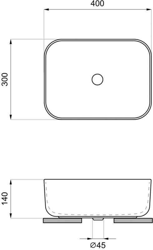 Умывальник Wellsee Preen