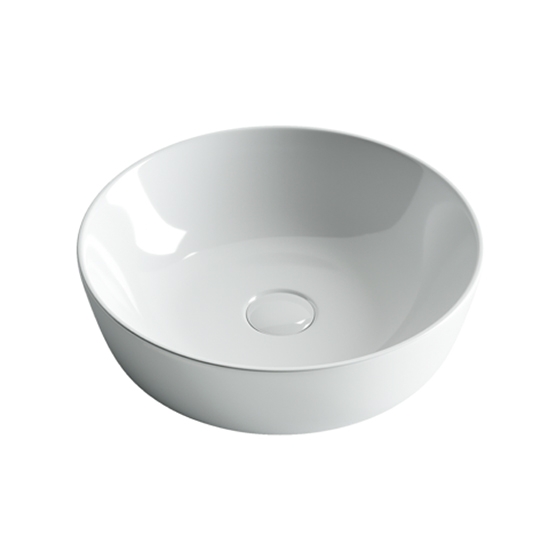 UP Раковина накладная, 41,5*41,5, глянцевый белый