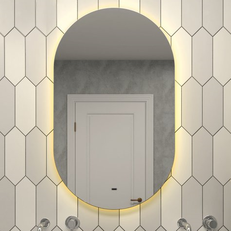 Зеркало Континент Fleur LED овальное