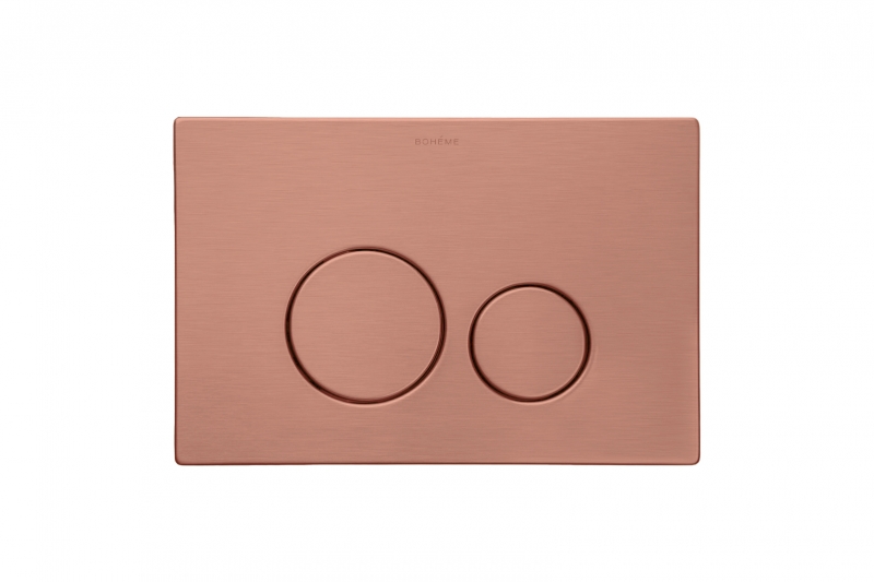 Кнопка для инсталляции Boheme брашированная медь