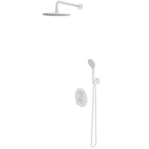 Душевая система термостат Omnires Y белый матовый