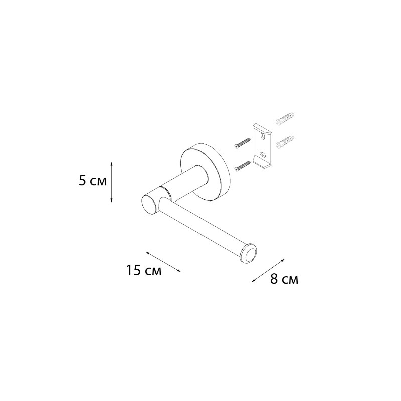 Держатель Fixsen Comfort Gold, цвет золото брашированное