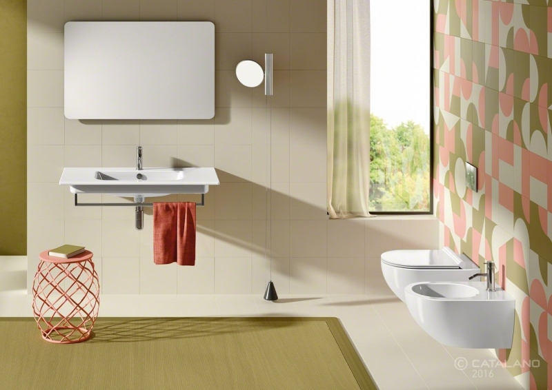 Раковина Catalano Italy 100*50 без отв. под смеситель, белый глянцевый