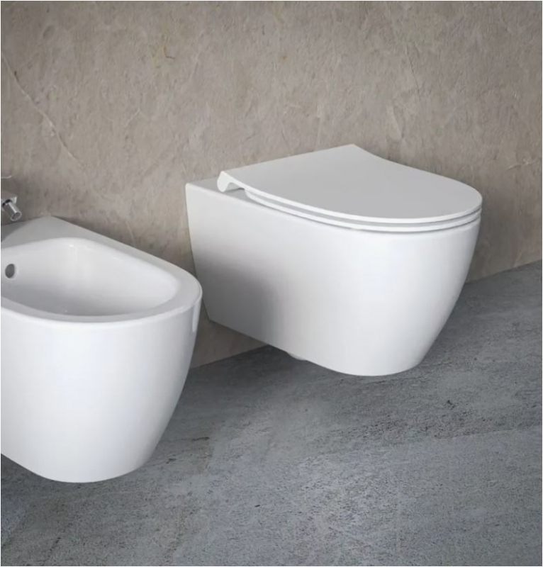 Унитаз подвесной Ideal Standard i.life O Tornado HydroTwist + сиденье тонкое Soft-clos