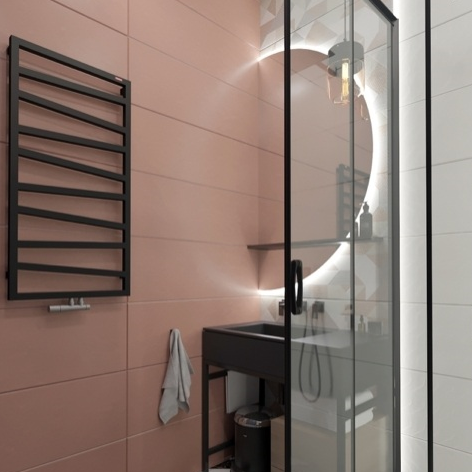 Полотенцесушитель Темный Титан Муар (РЕ-64) Сирокко 1000х500