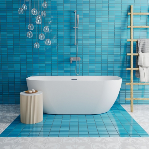 Акриловая ванна Wellsee Belle Spa 3.0  170*80 слив-перелив хром