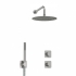 Встраиваемый комплект для душа с верхней душевой насадкой и лейкой Wasserkraft Tauber