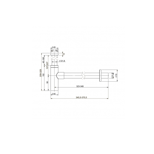 Wellsee Drainage System сифон для раковины  