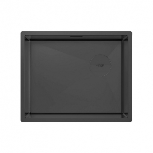 Кухонная мойка PAULMARK NEXT-SKEW 54 UNI  (черный/черный матовый)