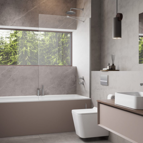 Шторка на ванну Radaway MODO NEW BRUSHED NICKEL PNJ II 