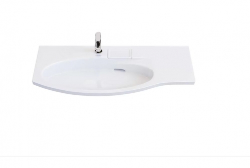 Умывальник на тумбу  KERAMA MARAZZI Riva правый 100