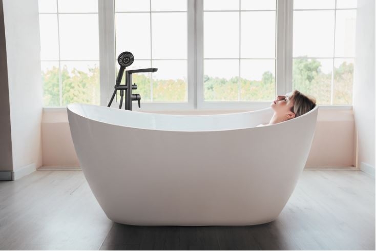 Акриловая ванна,DEANTE ARNIKA отдельностоящая, овальная, 160*72