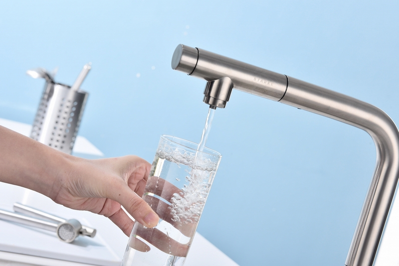 Смеситель PAULMARK VIPER , (стальной/нержавеющая сталь)