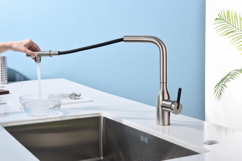 Смеситель PAULMARK VIPER , (стальной/нержавеющая сталь)