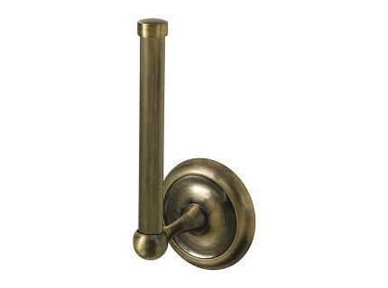 Bisk ДЕРЖАТЕЛЬ ДЛЯ запасного рулона ТУАЛЕТНОЙ БУМАГИ DECO ANTIQUE BRASS БРОНЗА