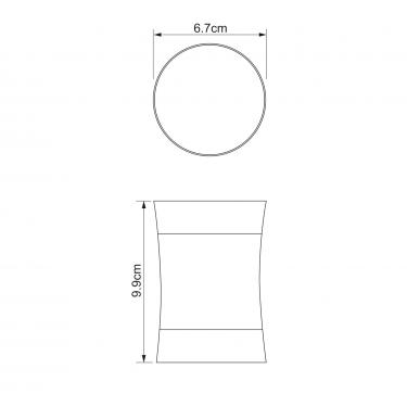 Стакан для зубных щёток WasserKraft Wern 