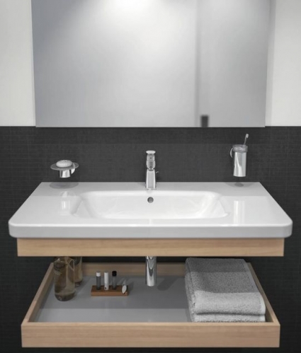 Logis E Смеситель для раковины 70, однорычажный, со сливным гарнитуром