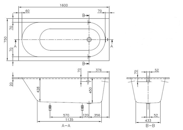 Ванна квариловая Villeroy & Boch Oberon
