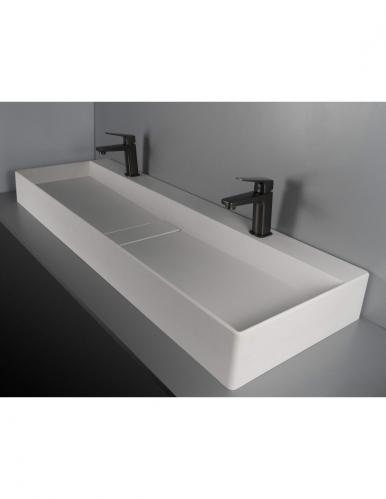 Гранитная раковина Deante Blur, на столешницу - с прикрытием сливного отверстия