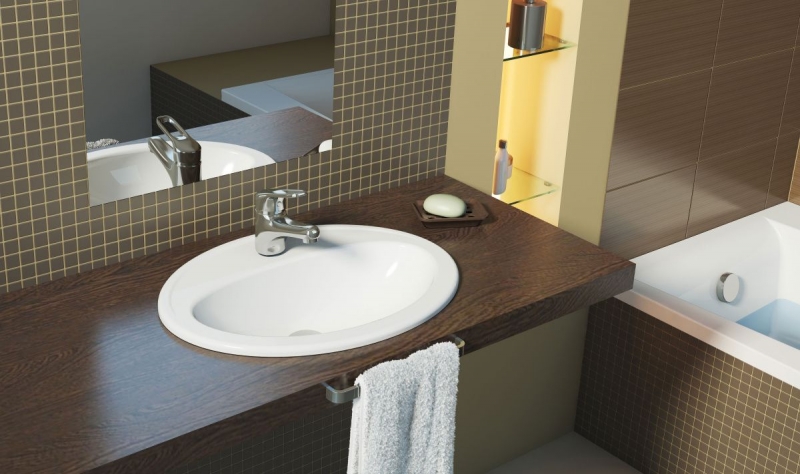  Умывальник Cersanit Calla 54 белый