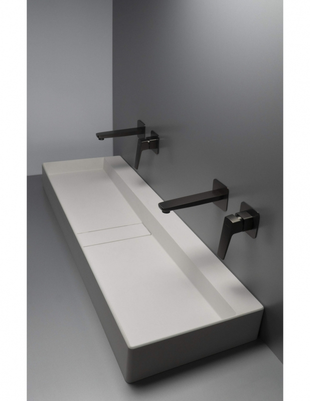 Гранитная раковина Deante Blur, на столешницу - с прикрытием сливного отверстия