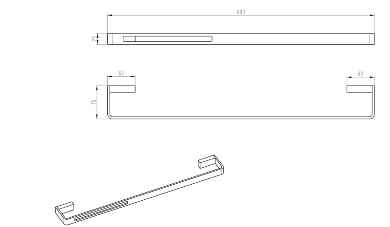 Полотенцедержатель Boheme Q 