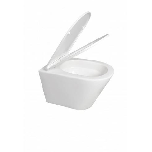 Подвесной унитаз безободковый Terminus Классик 540х365 белый