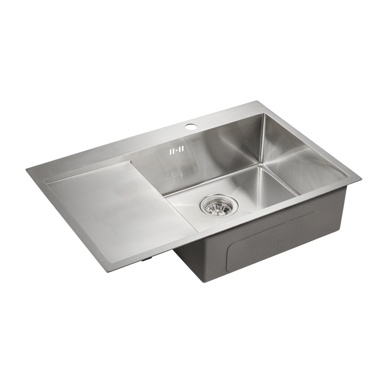Кухонная мойка PAULMARK KRONER 78F (стальная/брашированная сталь)
