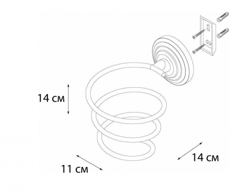 Держатель для фена Fixsen Retro