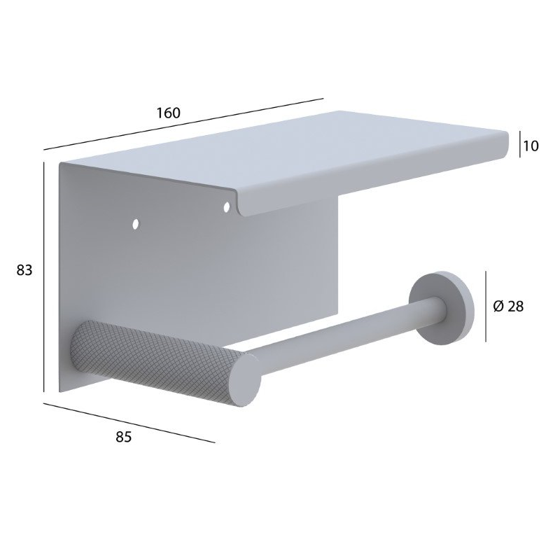 Держатель туалетной бумаги Boheme UNO 