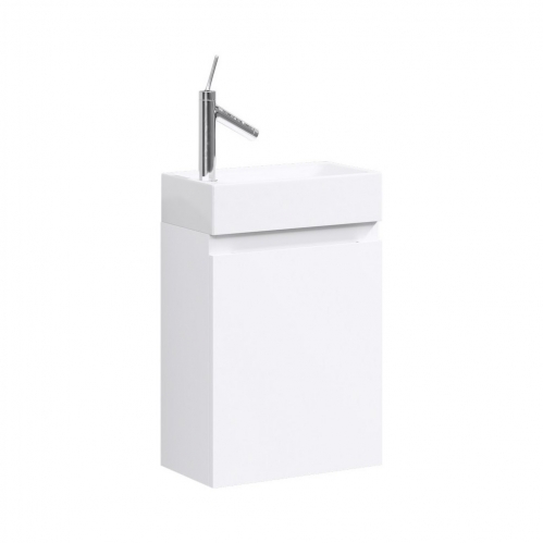 Aqwella "Леон-МР" тумба с умывальником подвесная, цвет белый 40*22