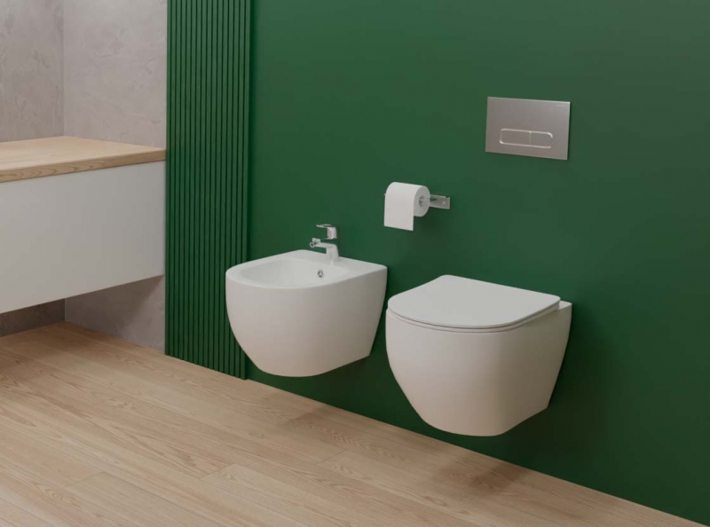 Унитаз подвесной   Aquatek ЕВРОПА  53,1*36*33 смыв торнадо с сиденьем Soft Close