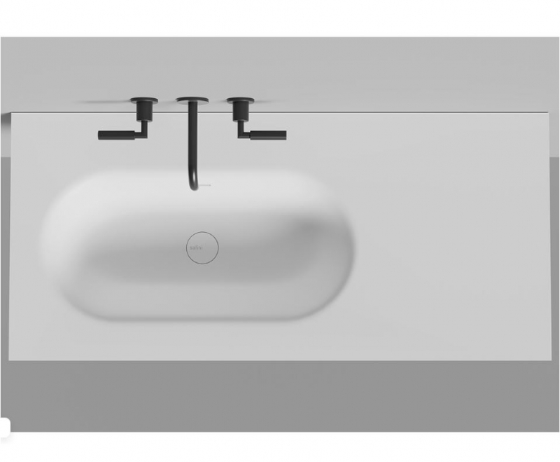 Раковина-столешница  ONDA FLOW OVAL 110*50