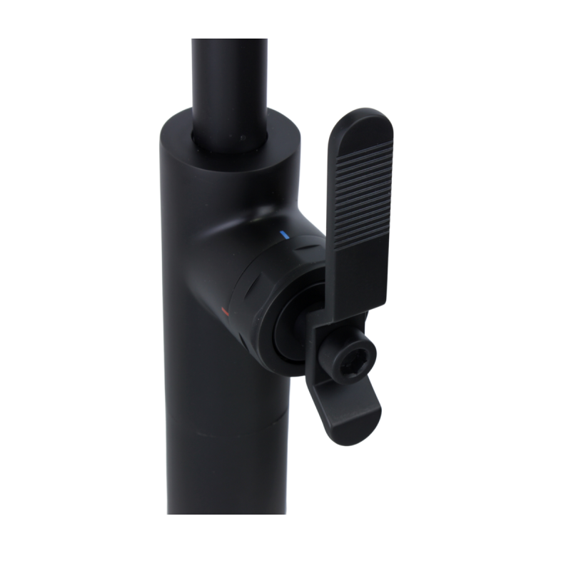 Смеситель для раковины Bronze de Lux высокий 1760's черный матовый