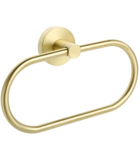 Полотенцедержатель кольцо Fixsen Comfort Gold, 21 см, цвет золото брашированное