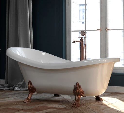 СМЕСИТЕЛЬ ДЛЯ ВАННЫ НАПОЛЬНЫЙ OMNIRES ARMANCE 