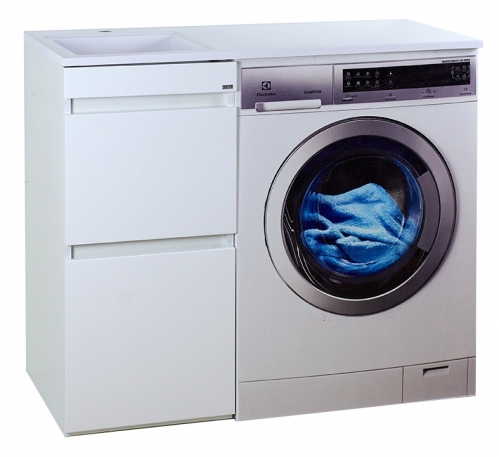 Тумба c раковиной Misty Фостер под стиральную машину 