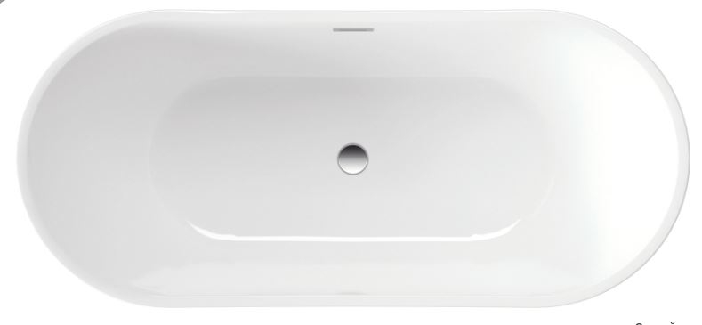 Акриловая ванна, DEANTE ARNIKA отдельностоящая, овальная - 150 см