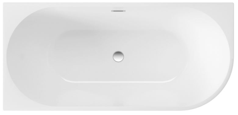 DENTE SILIA Акриловая ванна, угловой/самостоятельный, левая - 150 см