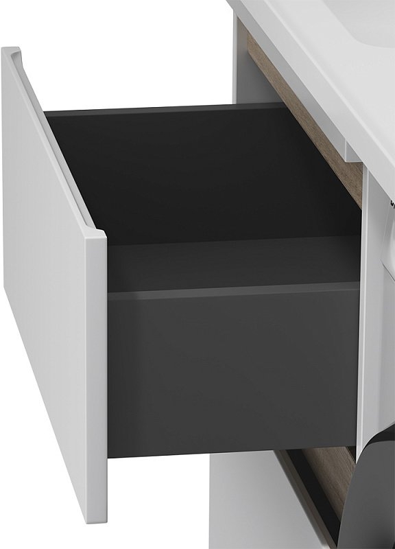 Тумба с раковиной AM.PM X-Joy напольная для стиральной машины  белый глянец