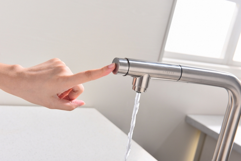 Смеситель PAULMARK URBAN (стальной/никель)