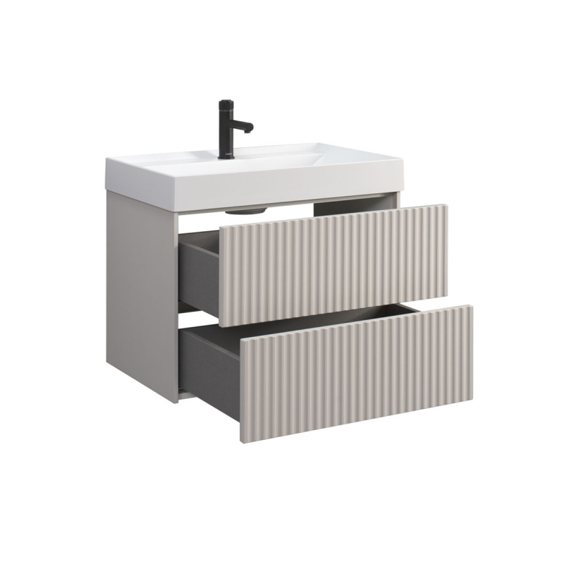 Тумба под умывальник Belux Сиртаки НП 70-02, Светлый Миндаль матовый