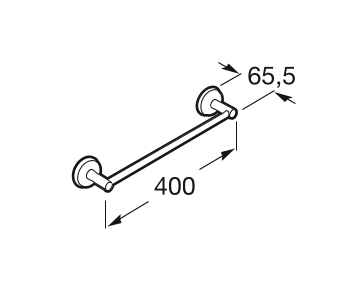 ПОЛОТЕНЦЕДЕРЖАТЕЛЬ ROCA TWIN 40см