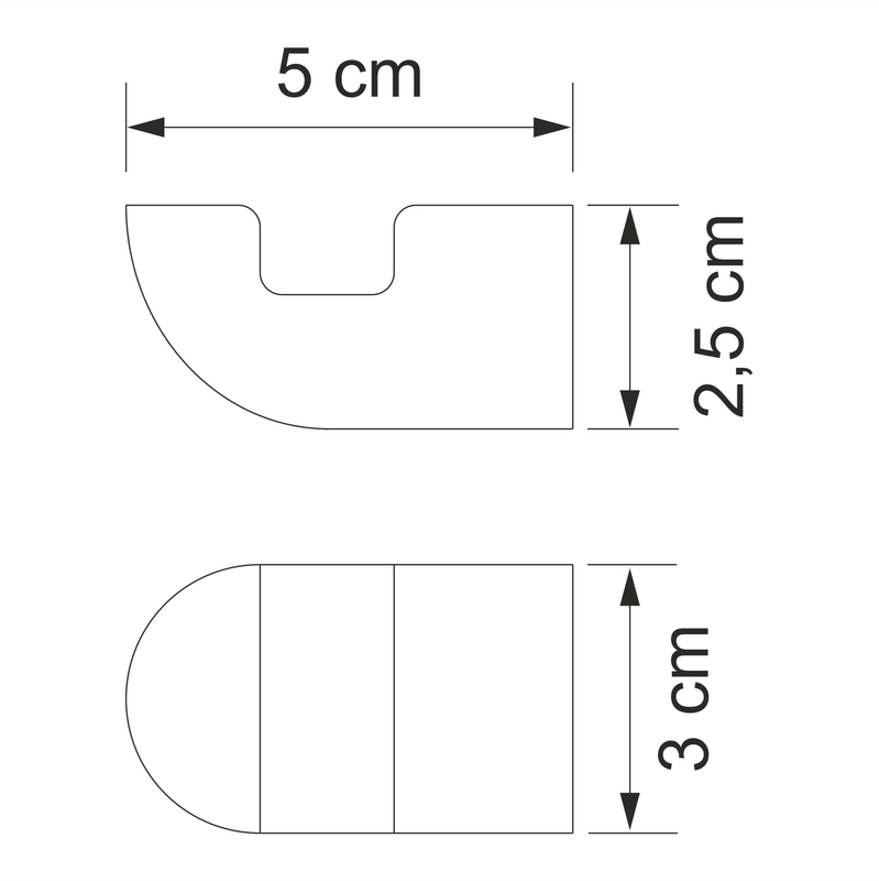 Крючок WasserKRAFT Kammel