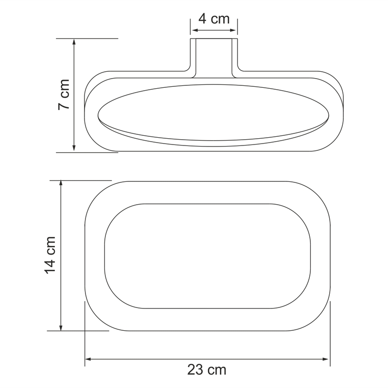 Полотенцедержатель - кольцо WasserKRAFT Kammel 23 см, белый