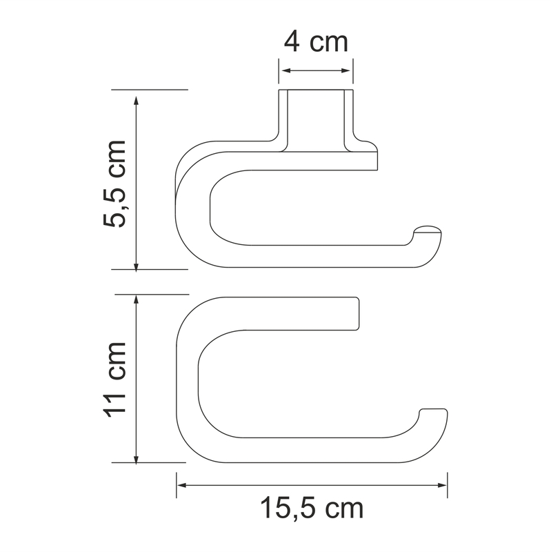 Держатель туалетной бумаги WasserKRAFT Kammel 